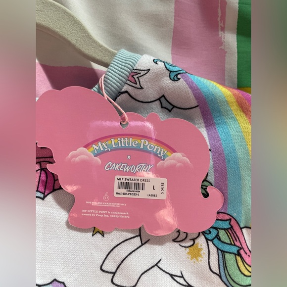 BNWT Cakeworthy My Little Pony Sweater Dress - Picture 7 of 12